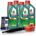 4x 1 L LITER CASTROL MAGNATEC STOP-START 5W-30 S1 MOTOR-ÖL MOTOREN-ÖL 50043403