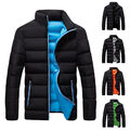 Herren Warm Ente Daunenjacke Ski Schnee Dick mit Kapuze Puffer Jacke Parka Stepp