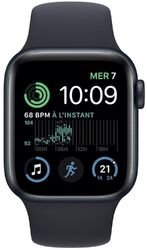 Apple Watch SE 2022 GPS + LTE 44mm Aluminium Midnight Sportband - Neuwertig