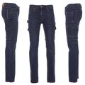 Jeans Hose Arbeitshose Cargohose Denim Stretch Slim Fit Arbeitskleidung Gr.42-74