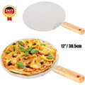 Pizzaschieber Edelstahl mit Holzgriff 30cm Pizzaschaufel Pizzaheber Brotschieber