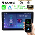 DAB+Autoradio Für Toyota Auris 2006-2012 Android13 Carplay GPS NAVI 2+32G Kamera