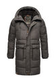 Stone Harbour Herren Winterjacke Outdoor Jacke gefüttert Kapuze warm lang B744