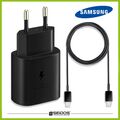 Original Samsung Super Schnellladegerät 25W +USB-C Ladekabel Galaxy S21 FE 5G