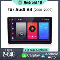 Für Audi A4 S4 RS4 B6 B7 Android 13 Autoradio GPS Navi WIFI BT SWC 2+64G Carplay