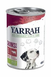 Yarrah Bröckchen Huhn & Rind bio 405g