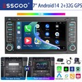 2+32G Android 14 CarPlay Autoradio GPS DAB+ KAM BT Für VW Touareg 7L T5 Multivan