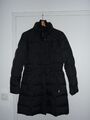 Esprit Daunenmantel Steppmantel Wintermantel Parka Jacke schwarz Gr 34/36/38 TOP