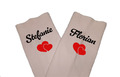 personalisierte Geschenke Socken Strümpfe mit Namen Jahrestag Hochzeitstag Liebe