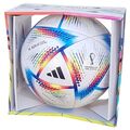 adidas Al Rihla Pro Ball Spielball Fußball der WM Katar 2002 weiß/pantone H57783