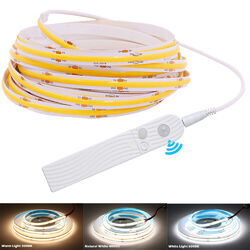 5V USB COB LED Streifen Stripe Band PIR-Bewegungsmelder Keine Lichtpunkt Dimmbar