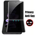 2X Privacy Panzerfolie Hydrogel Display Schutz für Samsung Galaxy Z Flip 4 5 6