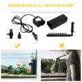 450 L/h Aquarium Innenfilter Filtersystem Sauerstoffversorgung Aquariumpumpe 60L