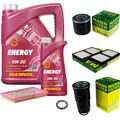 MANN Inspektionspaket 6 L MANNOL Energy 5W-30 für Mazda Premacy 2.0 TD 323 F VI