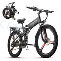 26 Zoll Klappbares Elektrofahrrd E Bike 48V 12.8AH Shimano Moped Citybike 25km/h