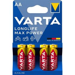 8x LR6 Mignon AA Varta LONGLIFE Max Power vormals Max-Tech 1,5Volt Blister 4706