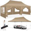 Pavillon 3x6/3x3m Wasserdicht Gartenzelt Faltpavillon Partyzelt Pop-UP Festzelt