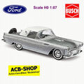 Ford Thunderbird + Hardtop Classic Birds 1955-57 silbermetallic 1:87 Busch 45200