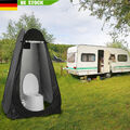 Schwarzes Outdoor Pop Up Camping Duschzelt Umkleidezelt Ohne Zeltboden Tragbar 