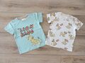 Kleinkinder  2er-Pack T-Shirts Lion King Simba von H&M in Beige / Grün Gr. 98