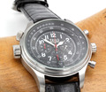 Trias Chronograph Quarzuhr Armbanduhr Herrenuhr Ø 47 mm Lederuhrband