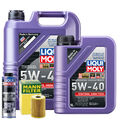 Motoröl 5W40 LIQUI MOLY Synthoil High Tech 6L +MANN Ölfilter +Spülung