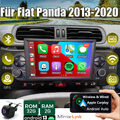 Apple Carplay Android 13 Autoradio GPS NAVI SAT BT Für Fiat Panda 2013-2020