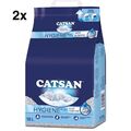 CATSAN HYGIENE PLUS MINERALSCHUTZ KATZENSTREU KLUMPSTREU GERUCHSBINDEND 2 x 18l