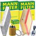 MANN-FILTER INSPEKTIONSPAKET passend für FIAT 500X 334 JEEP COMPASS  RENEGADE BU