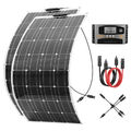 Flexibles Solarmodul Kit 400W 12V Mono Solarpanel PV Panel für Wohnwagen Haus