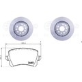 HELLA PAGID BREMSENSET 310mm HINTEN passend für VW PASSAT 3C B6 B7 + CC 358 357