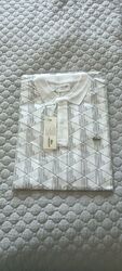 Polo Uomo Lacoste Bianco con fantasia Tg S