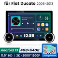 AUTORADIO GPS NAVI ANDROID 13 DAB+ BT WIFI CARPLAY FUR FIAT DUCATO Peugeot Boxer