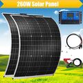 260W Flexibles Solarmodul Solarpanel Kit Monokristallin PV für Camping Wohnmobil