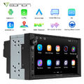 7" IPS Display Doppel DIN Android 13 Autoradio Bluetooth CarPlay Navi FM GPS RDS