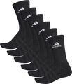 adidas Tennissocken "Cushioned Crew Socken",  6 Paar Socken in schwarz