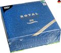 Papstar, 50 Servietten "ROYAL Collection" 1/4-Falz 40 cm x 40 cm dunkelblau