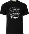 T-Shirt Study Like Granger Eat Like Weasley Live Like Harry Potter Baumwolle