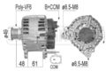 ERA Lichtmaschine Generator LiMa ohne Pfand 209287A