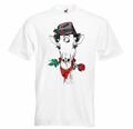 T-Shirt GIRAFFE MIT BROT UND ROSEN LIFESTYLE FASHION STREET WEAR HIPHOP