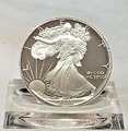 1 Dollar, 1989 "S", USA, "AMERICAN SILVER EAGLE / WALKING LIBERTY", Sammlermünze