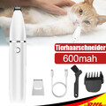 Tierhaarschneider Profi Schermaschine Leise Tier Rasier Trimmer für Hunde Katze