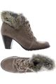 Tamaris Stiefelette Damen Ankle Boots Booties Gr. EU 39 Leder Beige #u8a63o2