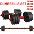 10KG/30KG DUMBELLS PAAR FITNESSSTUDIO GEWICHTE HANTEL/HANTEL KÖRPERBAU GEWICHTSSET