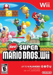 Nintendo Wii - New Super Mario Bros. US mit OVP sehr guter Zustand