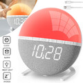 LED Alarm Wecker mit Digital USB Alarmwecker Tischuhr Snooze Tageslichtwecker