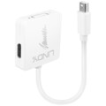 LINDY 41039 Mini-DisplayPort / DisplayPort / DVI / HDMI Konverter [1x Mini-Di...