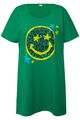 Angel of Style Damen große Größen T Shirt oversized Smiley Rundhals