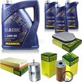 MANN-FILTER Inspektionspaket MANNOL 8L Classic 10W-40 für Mercedes E-Klasse