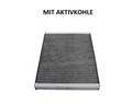 AKTIVKOHLEFILTER POLLENFILTER INNENRAUMFILTER AKTIVKOHLE FÜR AUDI SEAT SKODA VW